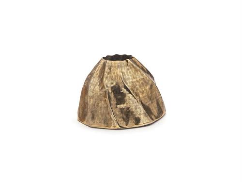 VASO ALLUMINIO TWIST CM35X35X22 ANTIQUE GOLD