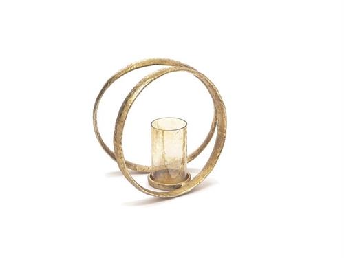 CANDELIERE ALLUMINIO CERCLE CM31X22X31 ORO