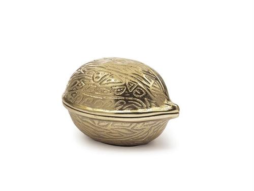 COFANETTO ALLUMINIO ALMOND CM19X14X12 ORO