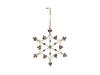 DECORAZIONE SNOWFLAKE RAINBOW CM21X21 ORO/MULTI