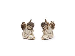 ANGELO RESINA HENRI' CM14X14X16 ASS CREMA/ORO