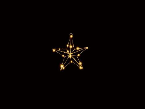 STELLA ZODIAC D30 C/20 LED A BATTERIA ORO
