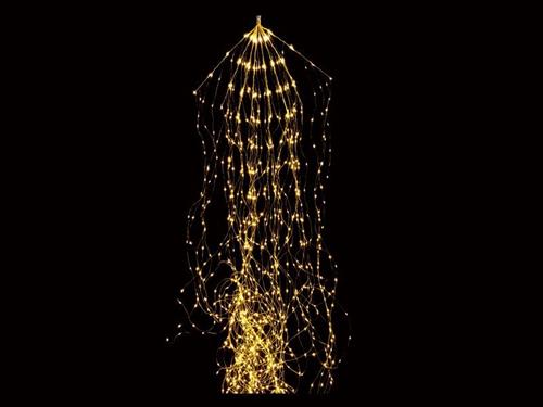 CASCATA LUCI  2,2MT-48 STR-1152 LED (220V-IP44)  - 8 FUN + TELEC. GO