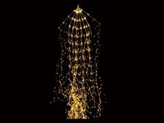 CASCATA LUCI  2,2MT-48 STR-1152 LED (220V-IP44)  - 8 FUN + TELEC. GO