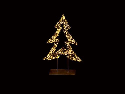 ALBERO METAL NERO C/720 LED CM30X11X46 (220V-IP 44) - 8 FUN + TELEC.