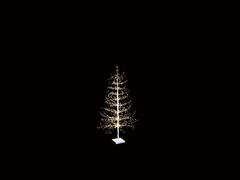 ALBERO LUMINOSO STARRY H120 C/350 LED 220V - IP20 (LUCE CALDA) BIANC