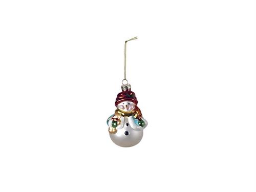 DECORAZIONE VETRO  SNOWMAN CM11X7X7 MULTI