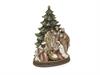 NATIVITA' C/ALBERO RESINA CM19X27 MULTI