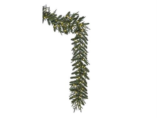 GARLAND ABETE GRAN SASSO CM270 C/100 LUCI (8 FUN.+TELEC.) VERDE