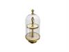 ETAGERE ALLUMINIO CLASS 2 RIPIANI C/CLOCHE D20 H43 ORO
