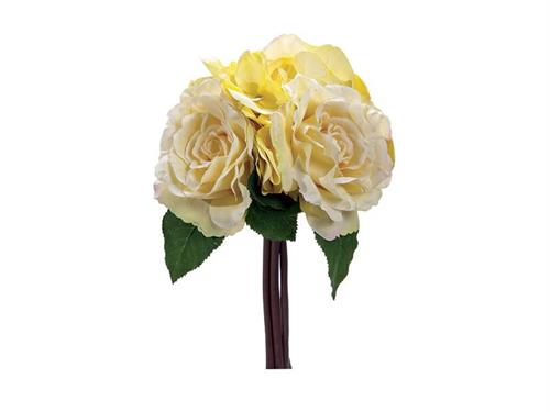 BUNDLE ROSE E ORTENSIE MARGARET CM35 GIALLO