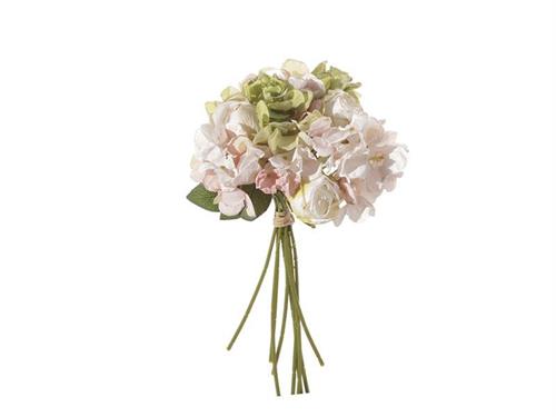 BUNDLE ROSE X9 CM32 FINTO SECCO ROSA/VERDE