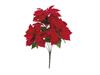 BUSH STELLA DI NATALE X5 CM38 ROSSO