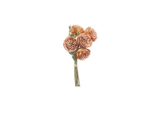 BUNDLE ROSE X5 FINTO SECCO CM45 ARANCIO
