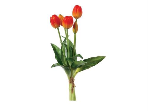 BUNDLE TULIPANI X5 CM40 REAL TOUCH  ARANCIO
