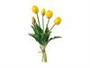 BUNDLE TULIPANI X5 CM40 REAL TOUCH  GIALLO