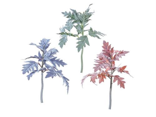 RAMO PAPAYA FLOCCATO CM34 ASS VERDE-PURPLE-CAFFE'