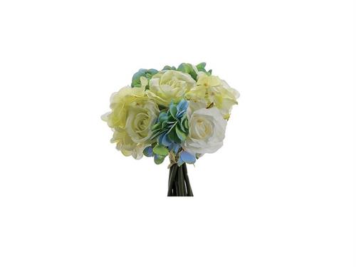 BUNDLE ROSE E ORTENSIE X11 CM20 BIANCO/BLU
